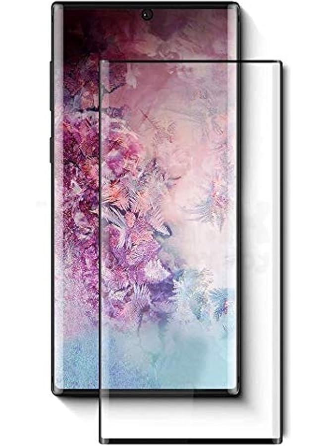 ملصق حماية زجاجي لاصق لهاتف سامسونج جالكسي نوت 10 بلس