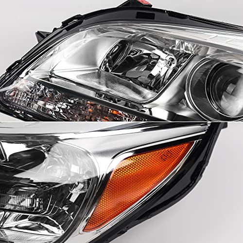 VLINCAR for Chevy Malibu 2013 2014 2015 Headlight Assembly 2016 Malibu Limited Head Light Replacement Halogen Headlamp Left Driver Side 23294938 - Image 4