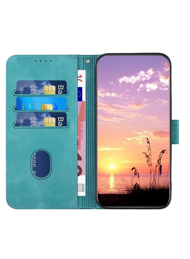 Zaboon Case For Infinix Smart 6 Plus India Elephant Head Embossed Phone Leather Case with Lanyard - Image 3