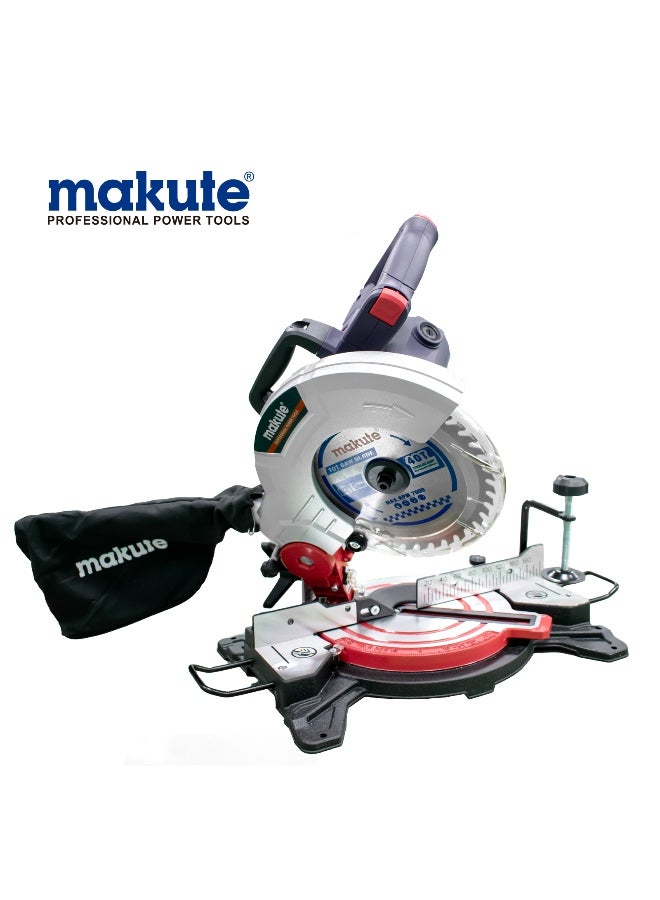 makute Aluminum and wood angle saw, 210 mm, 1450 watts - Image 3