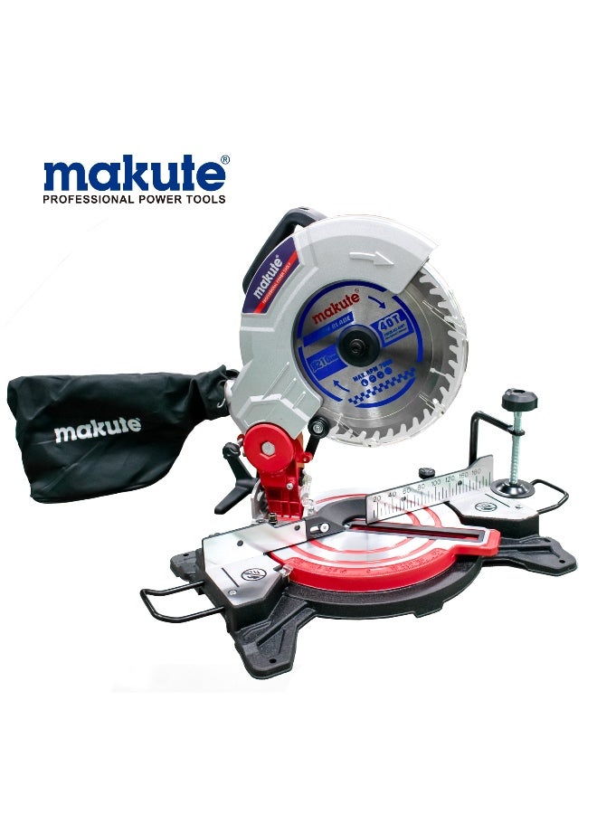 makute Aluminum and wood angle saw, 210 mm, 1450 watts - Image 2