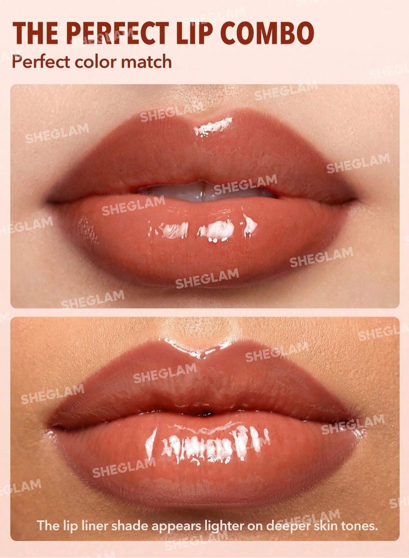 SHEGLAM Lip Rules Liner & Gloss Pen - By The Book By The Book - Image 2