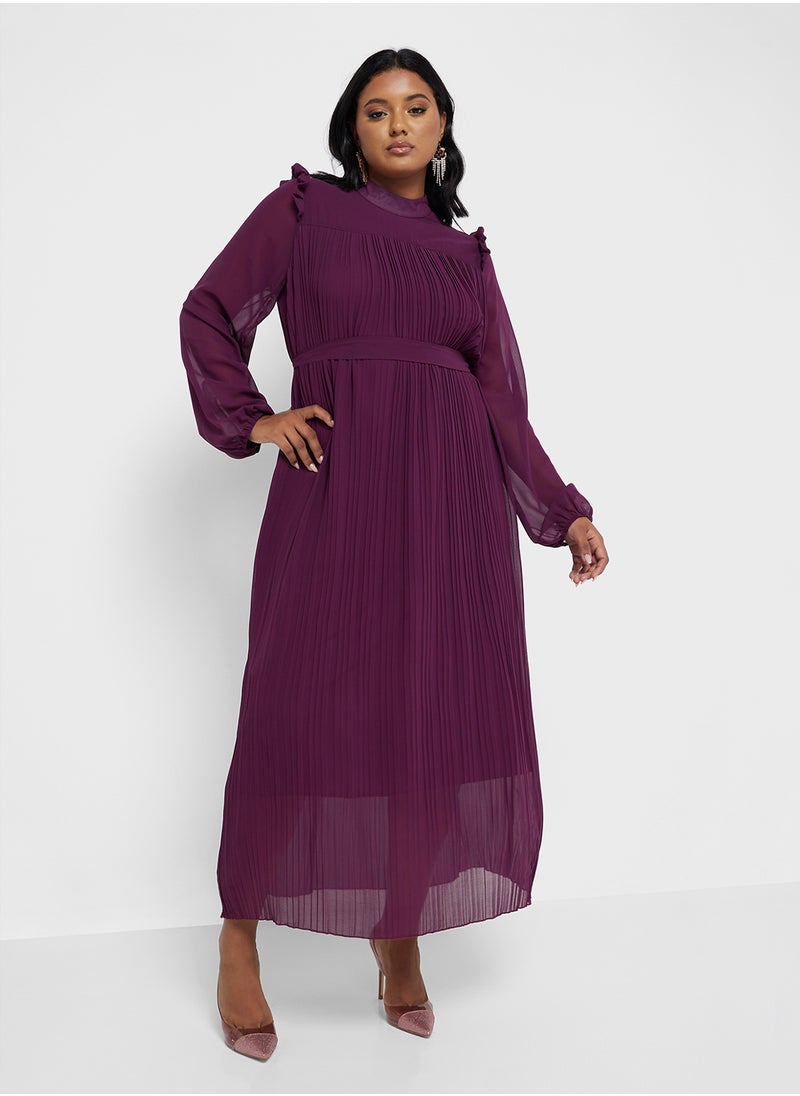 Ella Plus Pleated Shift Dress  - Image 1