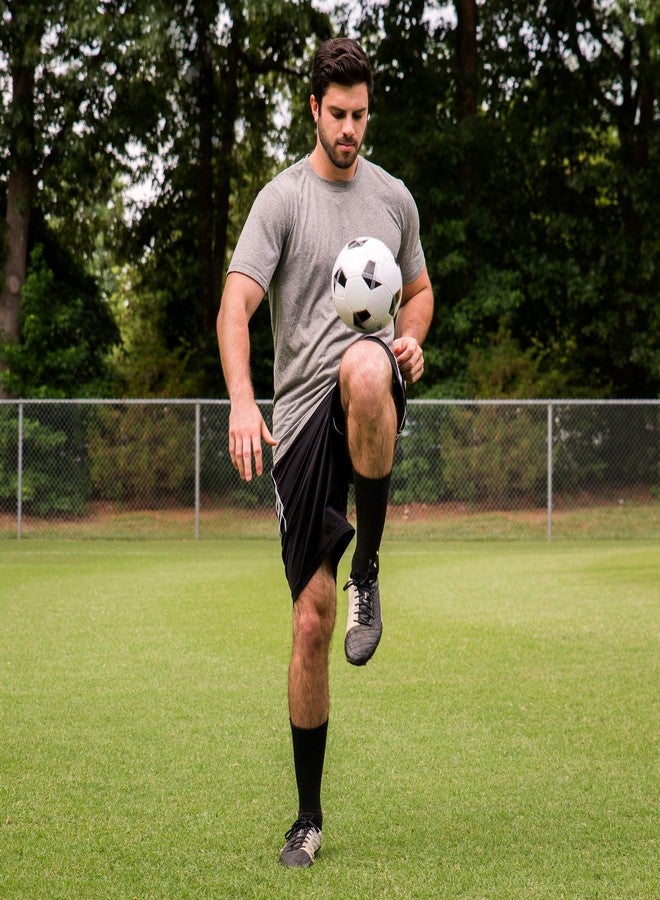 سوف سول جوارب رياضية عالية الأداء من سوف سول لكرة القدم، تصل إلى منتصف الساق، للرجال والشباب (زوجان)، مقاس رجالي من 10 إلى 12.5، لون أزرق ملكي - Image 3