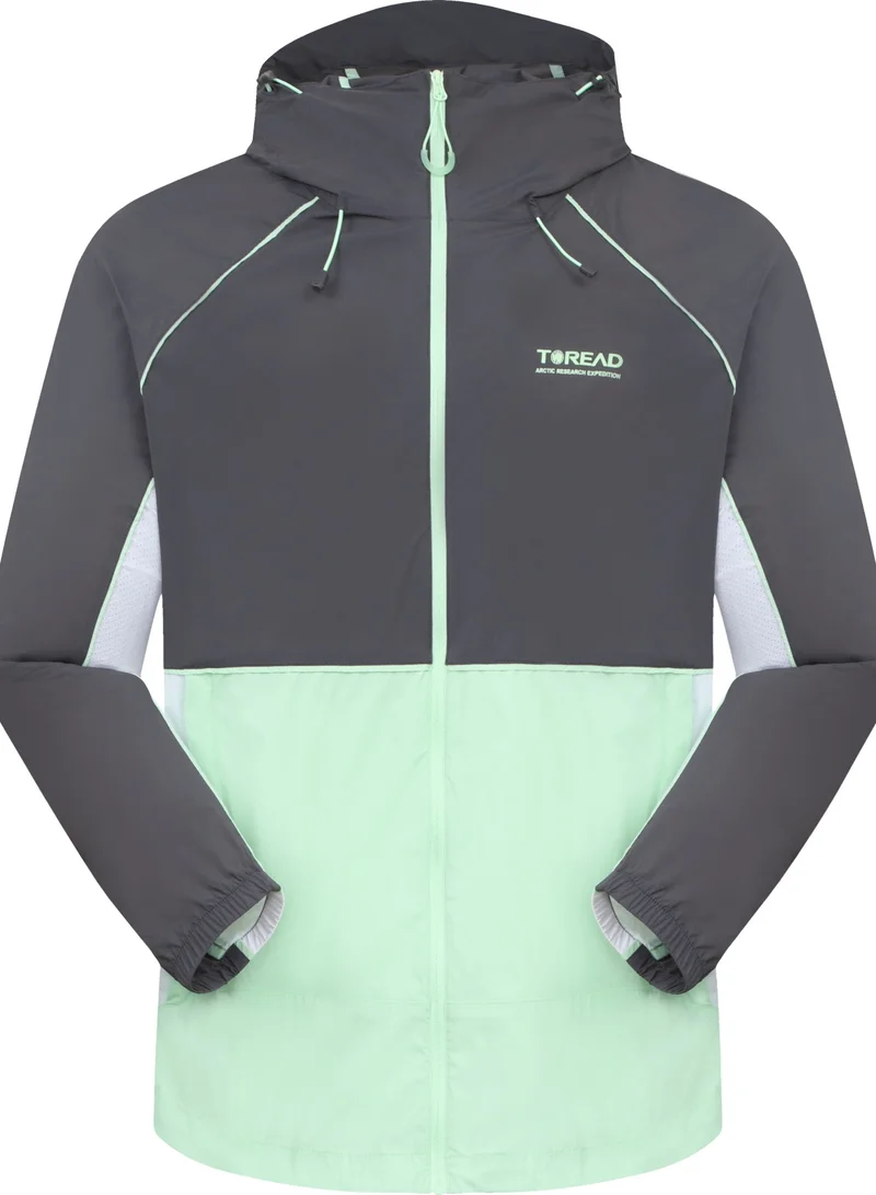 TOREAD Men's Skin-Friendly Jacket - Lightweight, UV Protection, Elastic Outdoor Wear