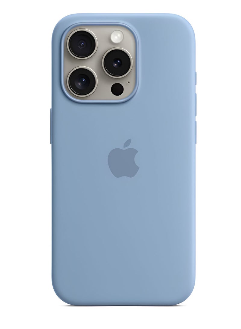 ميدا غطاء سيليكون لهاتف ايفون 15 برو - مع دعم ماج سيف وحماية قوية - Image 2