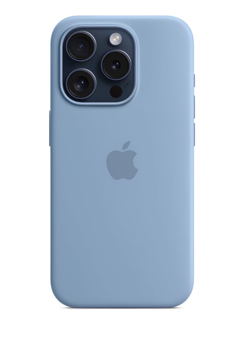 ميدا غطاء سيليكون لهاتف ايفون 15 برو - مع دعم ماج سيف وحماية قوية - Image 3