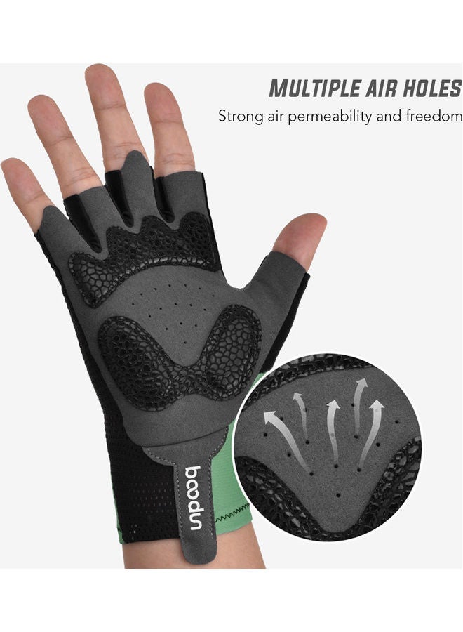 NIBEMINENT Anti-Skid Cycling Half Finger Gloves 30.00x1.00x16.00cm - Image 4