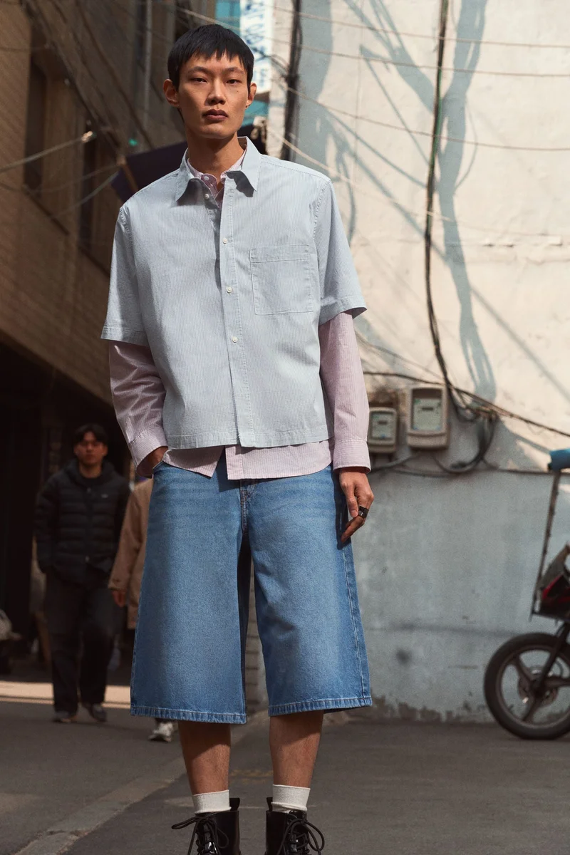 H&M Oversized Fit Short-sleeved shirt