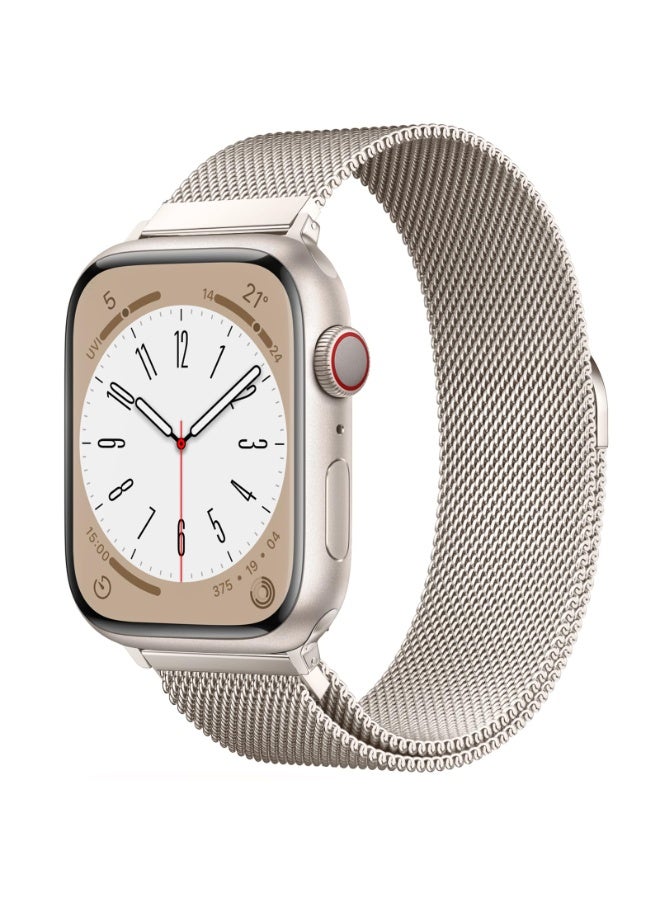 الأصلي الفولاذ المقاوم للصدأ حلقة ميلانو متوافقة مع أبل ساعة حزام 42mm 44mm 45mm 46mm 49mm ، مناسبة لسلسلة Iwatch 10 ، 9 ، Se ، 8 7 6 5 4 3 2 1 ، Ultra ، W Omen & Man (، 42/44/45/46/49mm) - Image 1