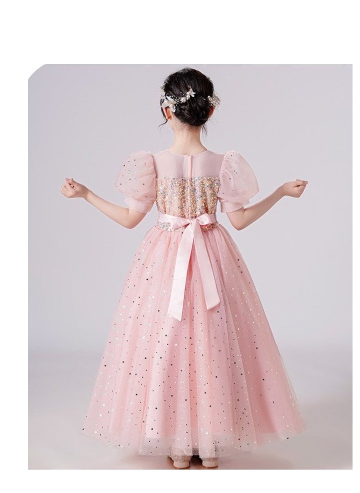 Girls Party Dresses Pink White red Longuette Performance Costume Wedding Activity Dress Host Clothing Princess Long Skirt Summer - pzsku/Z1143A96A18FF229BEB67Z/45/_/1719217546/f7b424e1-34ba-4b10-880a-5fa54db6aea2