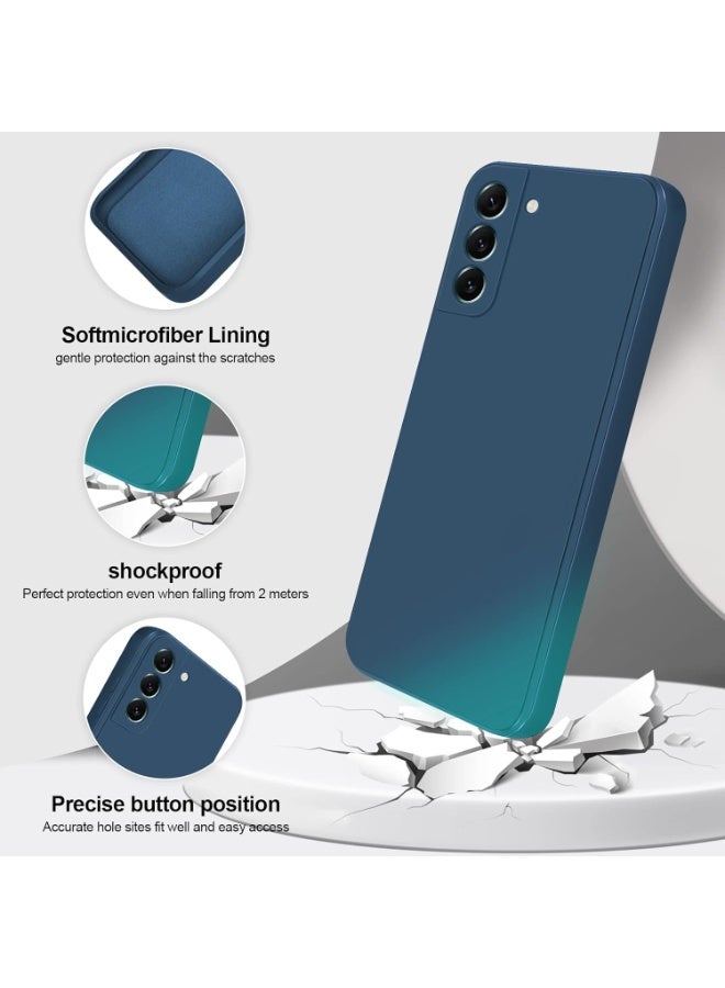 MUDISO Samsung Galaxy S22 Plus Phone Case Liquid Silicone Rubber Case Matte Solid Protective & Shockproof Cover For Samsung Galaxy S22 Plus - Image 2