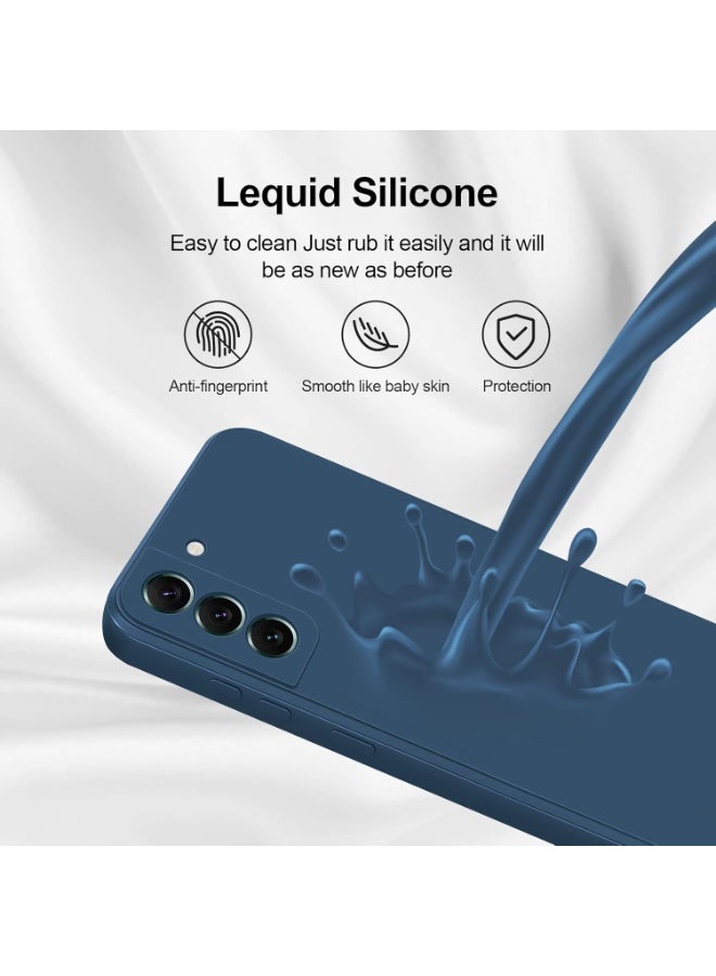MUDISO Samsung Galaxy S22 Plus Phone Case Liquid Silicone Rubber Case Matte Solid Protective & Shockproof Cover For Samsung Galaxy S22 Plus - Image 3