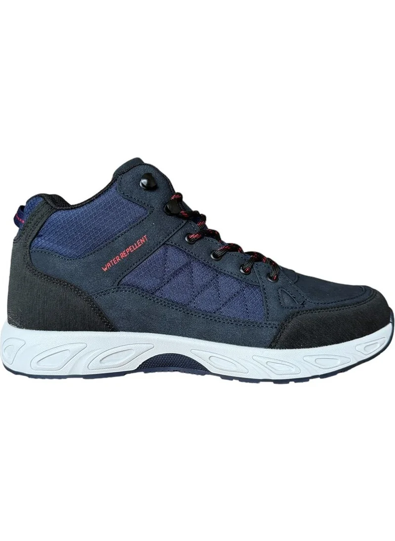 Liger Outdoor Boots Winter Durable Solid Sole Lace-Up Navy Blue