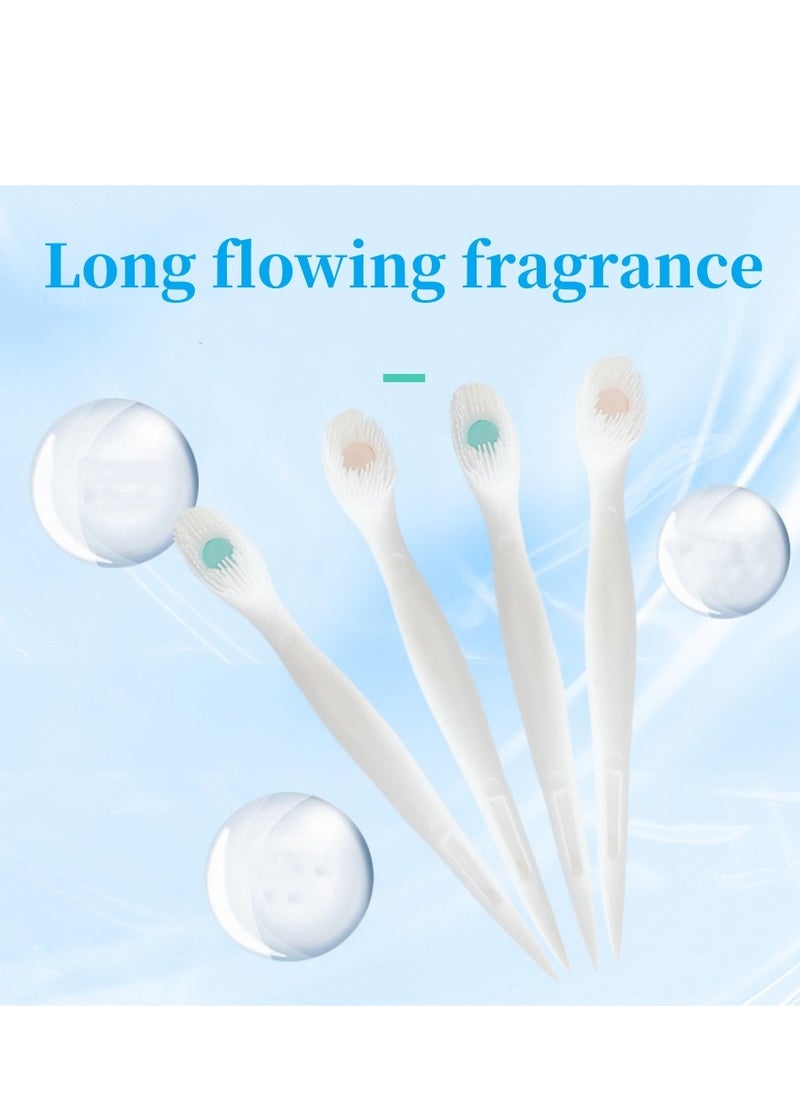 XIYU 20 Pcs Disposable Toothbrushes with Toothpaste and Pick for Work or Travel, Mini Travel Toothbrushes  - Image 5