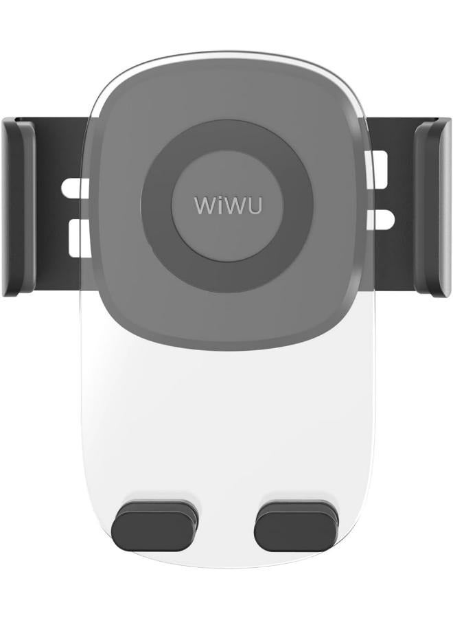 دبليو اي دبليو يو WIWU CH008 Mini Car Bracket Semi-Transparent, 360 degrees rotation, Lightweight design, Fixed positi Clear - Image 3
