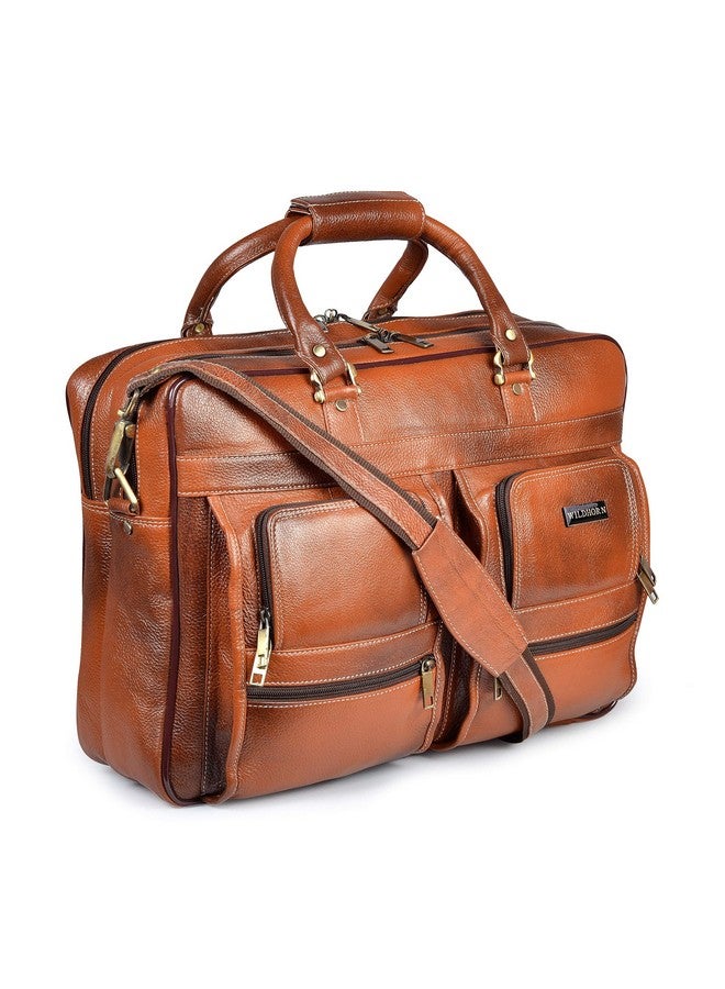 Wildhorn حقيبة لابتوب جلدية وايلدهورن للرجال - Image 1