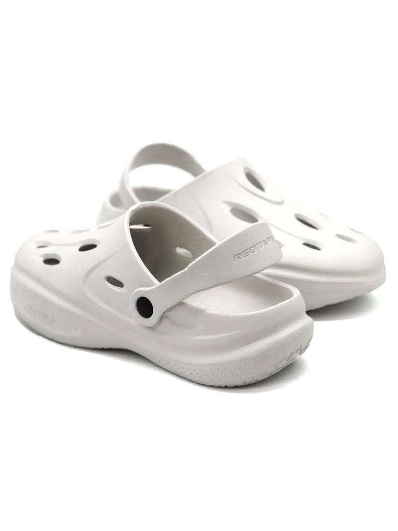 Red Tape Men's Stunner Comfortable Clogs || Sandals With Adjustable Back Strap For Men Off White, 11 UK - Image 4