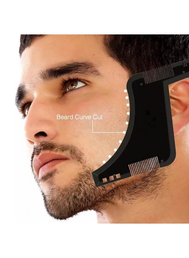 BAAL Beard Shaping Tool Template Stencil Guide For Men Lineup And Edging Barber Kit Lightweight And Flexible For Men And Boys 15 Gram Pack Of 1 - Image 3
