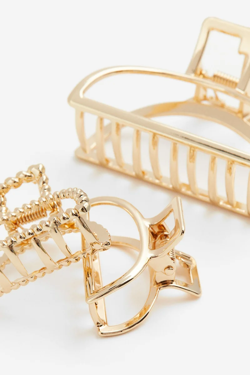 H&M 3-pack hair claws