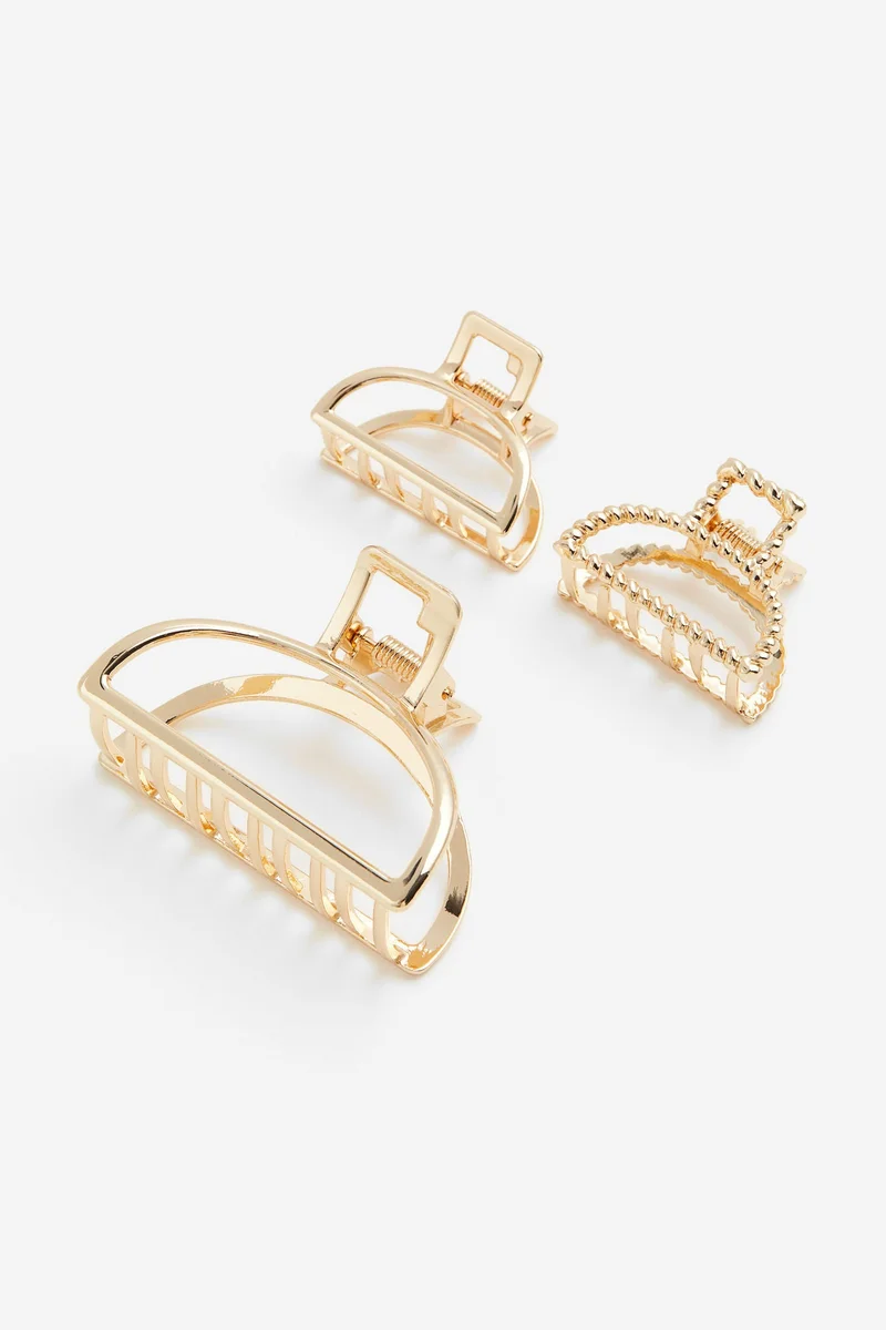 H&M 3-pack hair claws