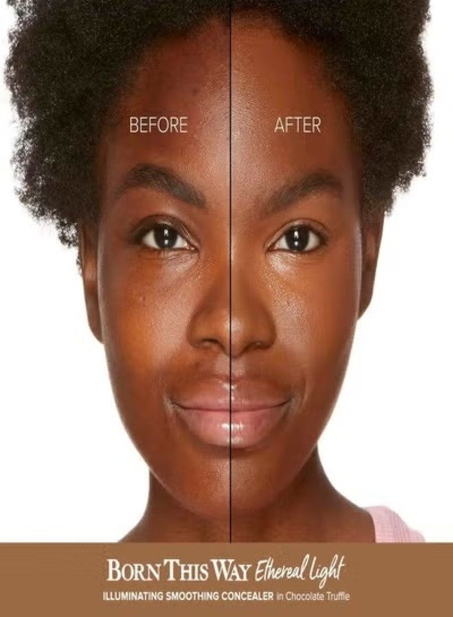Too FacedCosmetics Too Faced Born This Way Ethereal Light Illuminating Smoothing Concealer Chocolate Truffle - Deep With Neutral Undertones 5ml - Image 3