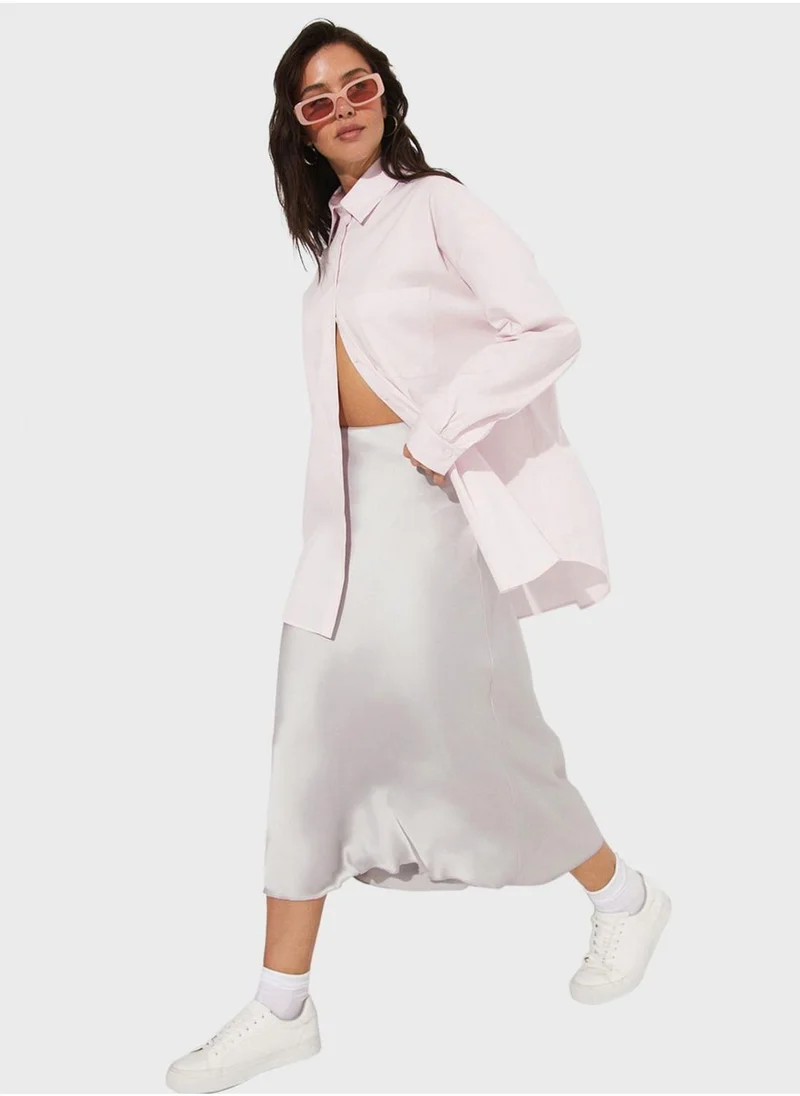 جون Pocket Detail Button Down Shirt