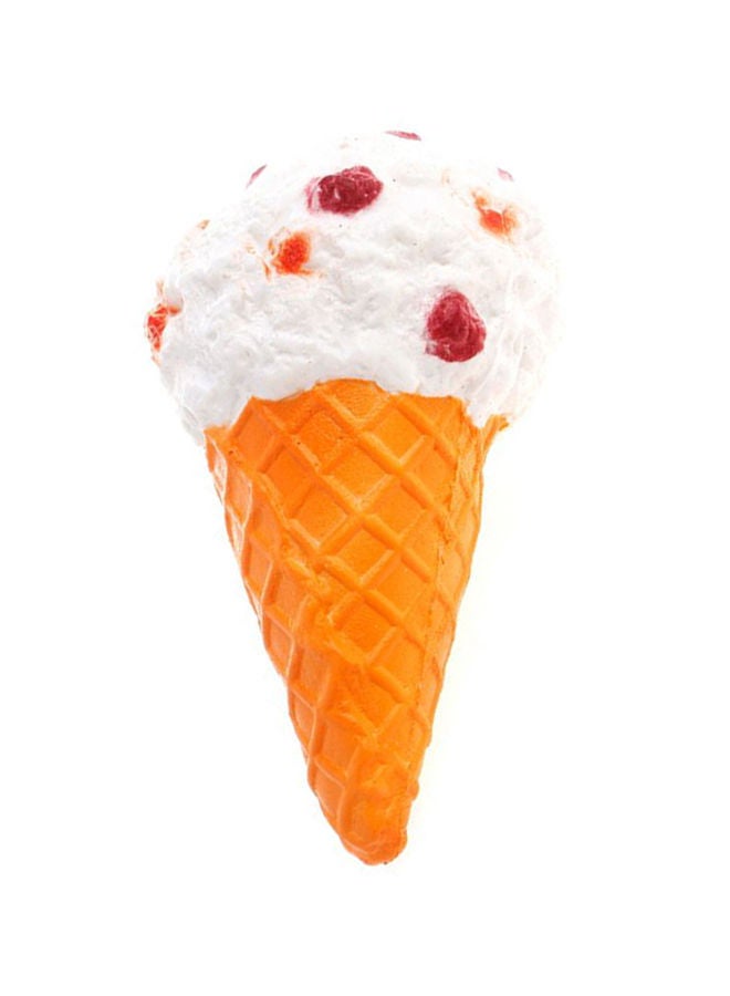 NIBEMINENT Squeeze And Teethe Ice Cream Cone Toy - Image 1