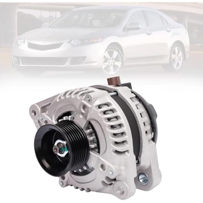 LONGKEES Alternator 130A FIT 20082012 Honda Accord & 20092014 Acura TSX 2.4L L4 Replace OE# 11390, 104210-5890, 31100-R40-A01 - Image 1