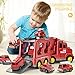 KIZONLY Fire Truck Toys for Toddler 13 35 Transport Car with Light Sound 7in1 Fire Car Carrier Vehicle Set for Girls 1 2 3 4 5 6 Years Old Birthdays Gifts for Kids Girls Aged 39 - Image 4