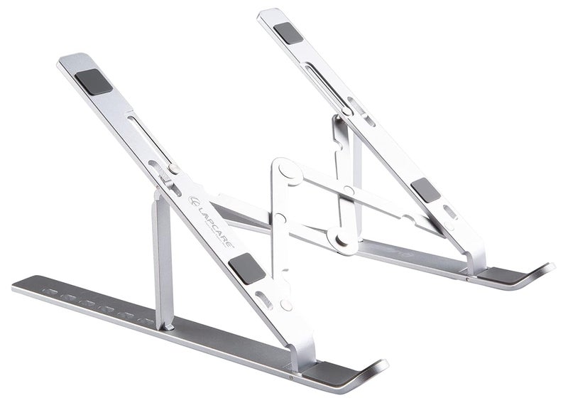 LAPCARE Lapgo Aluminium Foldable Tabletop Stand with Pouch Upto 156 inches Laptop