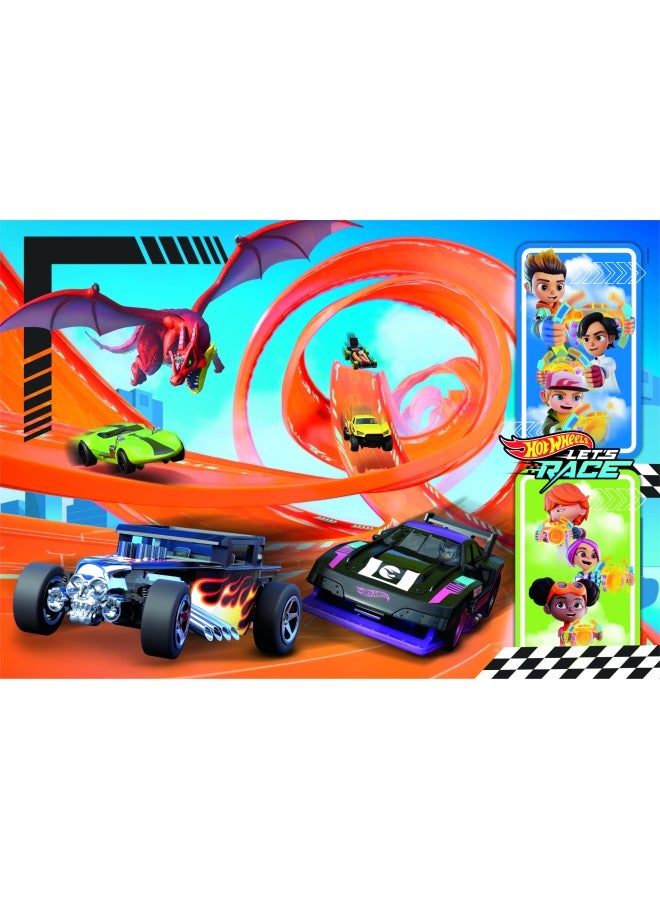 Clementoni Puzzle Hotwheels Loop Race 104pcs - Image 2