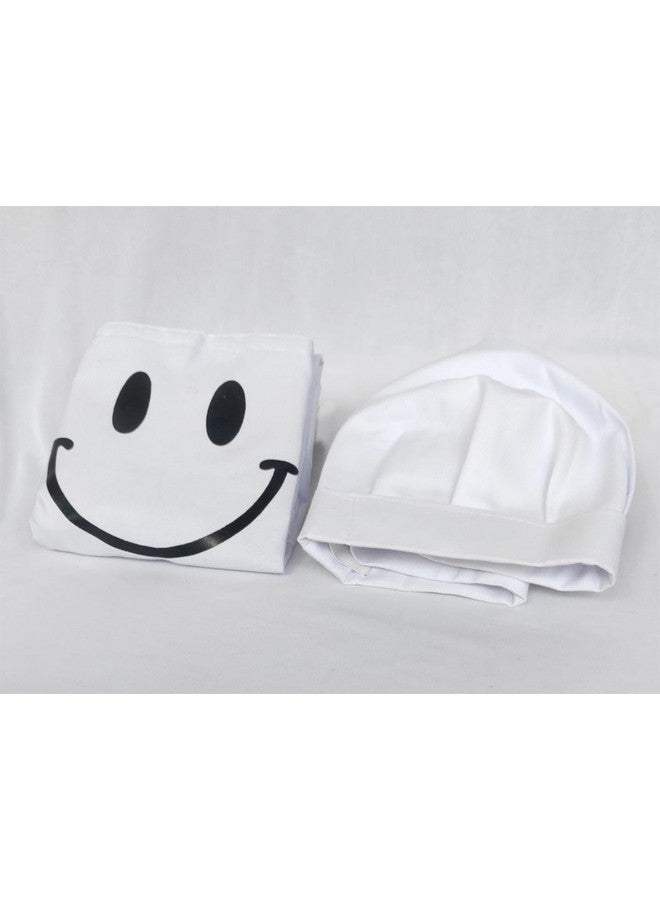 Switchon Polyester Waterproof Adjustable Kids Multi purpose Cooking Apron with a chef cap School Apron - Proudly made in india (White, 6Yrs to 11 Yrs) - Image 4
