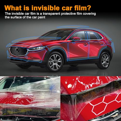 FDAIUN Precut Paint Protective Film for 2020-2025 Mazda CX30 8.5 Mil TPU PPF Clear Car HD Scratch Exterior Accessories (B-Pillar 6Pcs) - Image 3