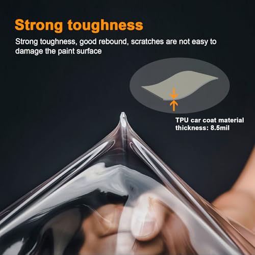 FDAIUN Precut Paint Protective Film for 2020-2025 Mazda CX30 8.5 Mil TPU PPF Clear Car HD Scratch Exterior Accessories (B-Pillar 6Pcs) - Image 4