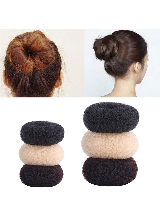 3 قطع ماجيك رول أداة الشعر الدائري DIY الشعر رغوة الدائري المشكل سناب الشعر دونات كعكة اكسسوارات الشعر ، طويل مشبك نايلون الشعر الدائري ماجيك أداة تصفيف الشعر للنساء حامل ذيل حصان - Image 3