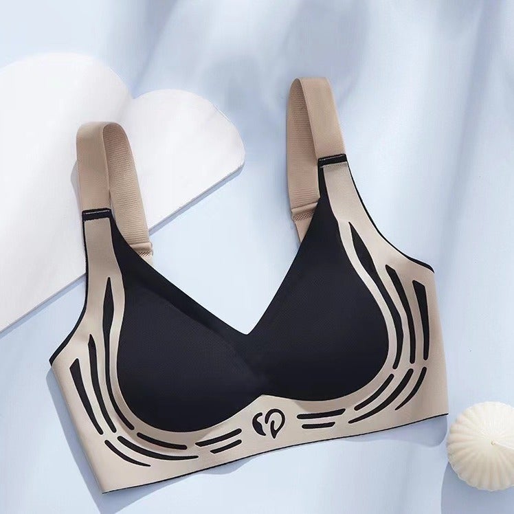 Plus Size Sports Underwear Accessory Breast Soft Support Adjustable Small Chest Gathered Anti-Sagging Running Fixed Cup - Image 3