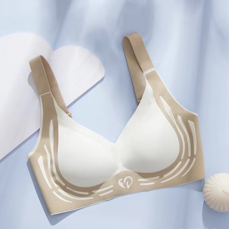 Plus Size Sports Underwear Accessory Breast Soft Support Adjustable Small Chest Gathered Anti-Sagging Running Fixed Cup - Image 2