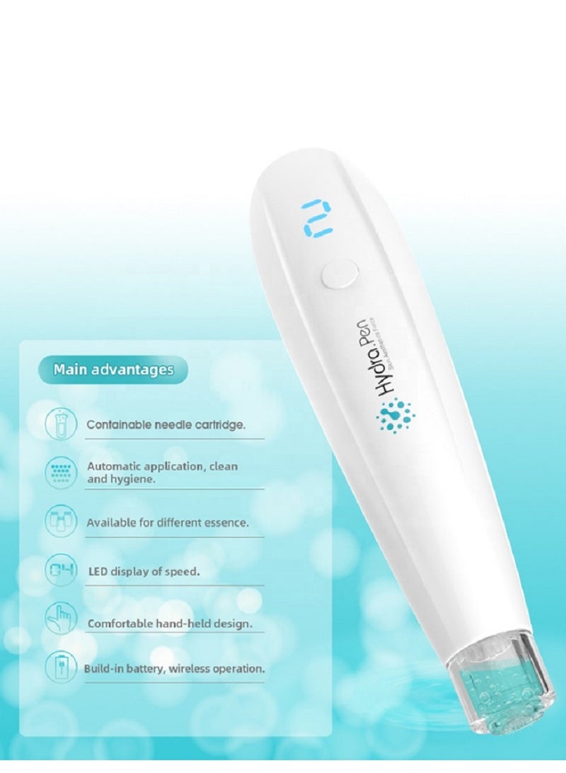 hydra H2 Microneedling Pen Dr.pen Pen with 3pcs 12Pin 2pcs Nano Cartridge - Image 4
