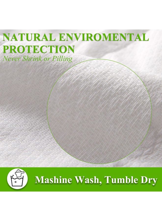 Fasoar Cloth Diapers Prefold Covers 6 Pack - 6 ply 100% Unbleached Cotton, Thick Washable Absorbent Diaper Covers for Babies and Toddlers Multi-Use (10-35 lbs) 6 Pack - Image 4
