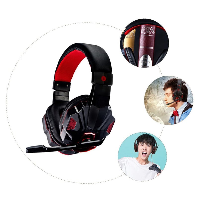 DOITOOL Gaming Headset with Microphone Over Ear Noise Canceling Stereo for PC Laptop Console - Image 4