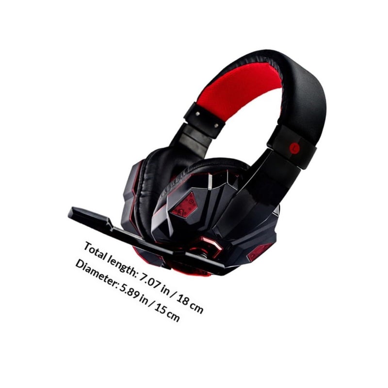 DOITOOL Gaming Headset with Microphone Over Ear Noise Canceling Stereo for PC Laptop Console - Image 3