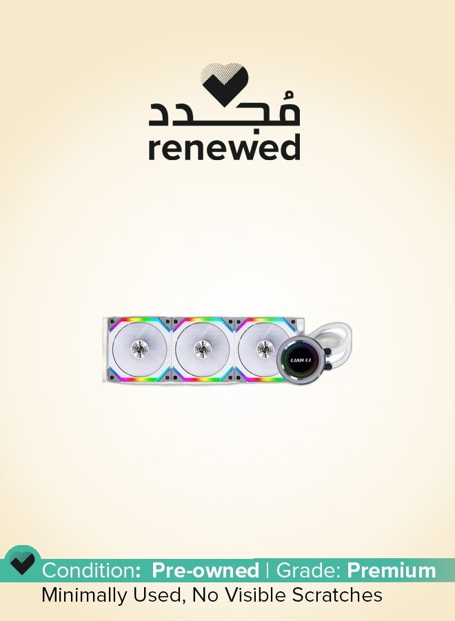 LIAN LI Renewed - Lian Li 360SLA Galahad liquid cooler with SL Unifan - White - Image 1