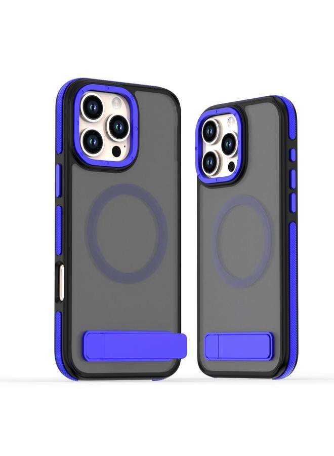 erorex Case For iPhone 16 Pro Dual-Color Skin Feel Magsafe Phone Case with Holder - Image 1