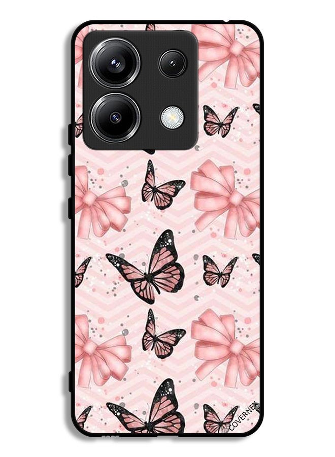 Covernex Xiaomi Poco X6 5G Protective Case Cover Butterflies Wallpaper - Image 1