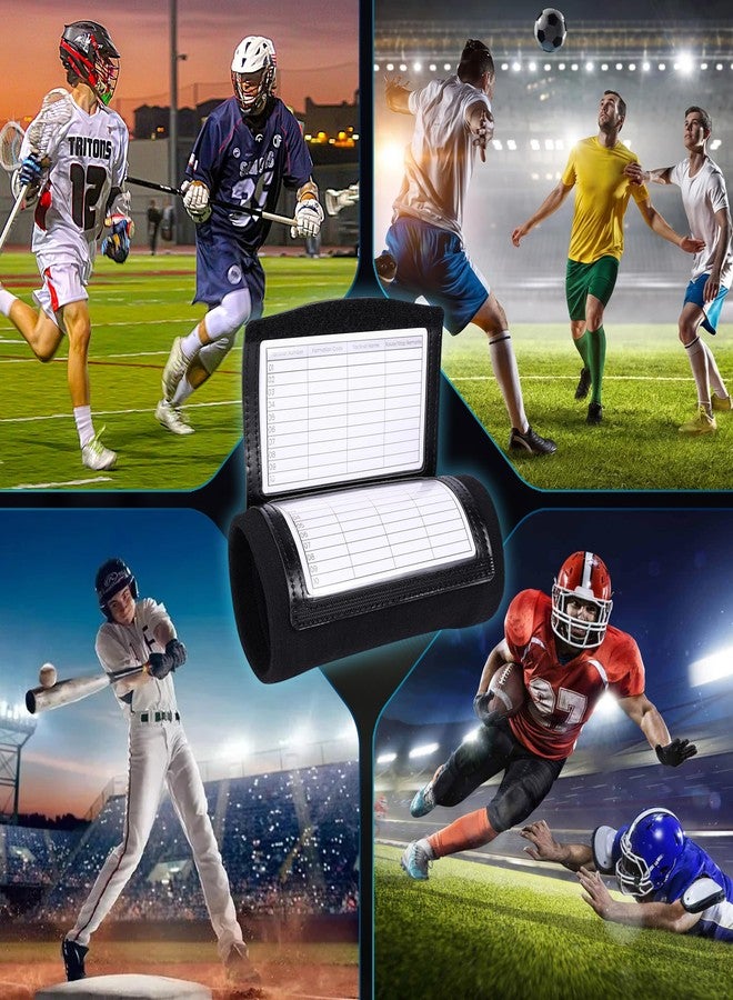 Wismee Football Play Wristbands, Cotton Wristbands for Signs for Softball, Football, Baseball, Sports Arm Bands 5.51x3.35inches - 6 Pack - Image 3