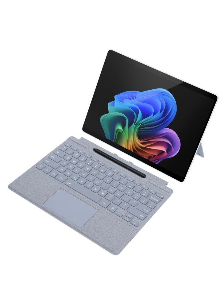 2109-AS Bluetooth-Compatible Keyboard for Microsoft Surface Pro 12inch/11/10/9/8/X Touchpad Backlit Tablet Keyboard - Light Grey - Image 1