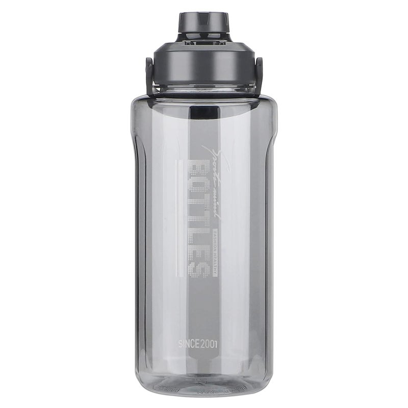 Olerd Half Gallon/64oz Water Bottle With Handle, Leak proof with removable strainer, BPA Free Fitness 2L Sports Water Jug, ensure You Drink Enough Water Daily for Gym and Outdoor Sports(Grey) - Image 3