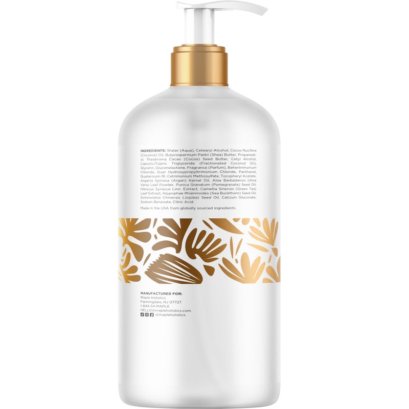 Maple Holistics Bare After Shave Lotion for Women - Deep Hydration Wet Skin Moisturizer in Shower Lotion for Silky Smooth Skin with Shea Butter Jojoba Oil & Aloe Vera - In Shower Body Lotion Aftershave for Women - Image 5