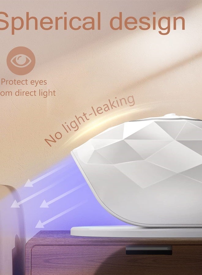 UV LED Nail Lamp Easkep - 86W Nail Dryer UV Light for Nails Eyes Protection UV Lamp for Gel Nails Gel Nail Polish Curing Dryer for Home and Salon